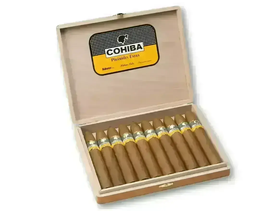高希霸 特级鱼雷 54&times;160mm (10支/盒)<BR>COHIBA PIRAMIDES EXTRA<!--双尖 鱼 托佩多 金字塔 塔型 高塔-->