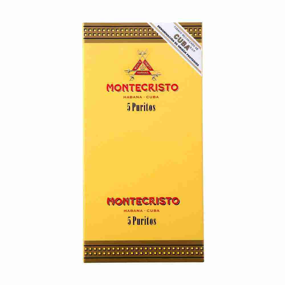 蒙特 普列图 27&times;109mm (10*5支/盒)<BR>MONTECRISTO PURITOS<!--小雪茄-->