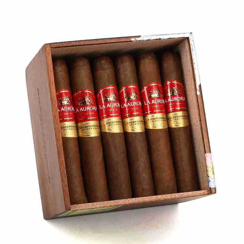 狮子王 非凡 罗伯图 50&times;127mm (25支/盒)<BR>LA AURORA EXCEPCIONALES ROBUSTO<!--粗支 胖子 高罗 高胖 罗拔图 罗布图-->