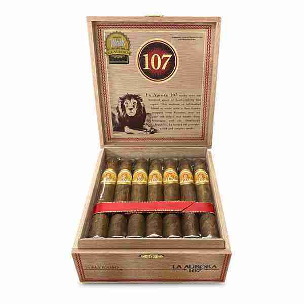 狮子王 107 比利高 52&times;158mm (21支/盒)<BR>LA AURORA 107 BELICOSO<!--战 战士-->
