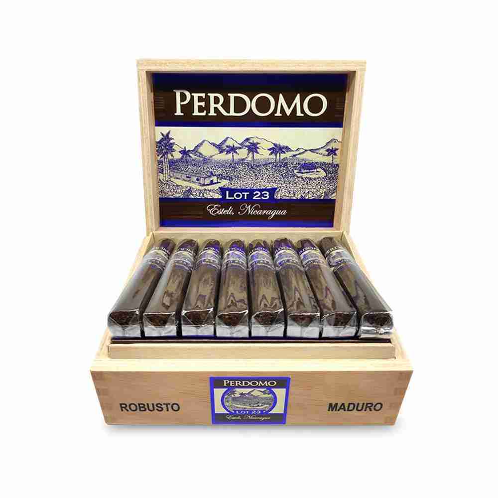 佩尔多莫 地段23 马杜罗 罗伯图 50&times;127mm (24支/盒)<BR>PERDOMO LOT 23 MADURO ROBUSTO<!--深色 深包衣 粗支 胖子 高罗 高胖 罗拔图 罗布图-->