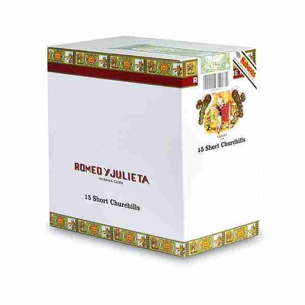 罗密欧 短丘吉尔 铝管 50&times;124mm (3支/盒)<BR>ROMEO y JULIETA SHORT CHURCHILLS A/T<!--邱 长丘 邱吉尔 长邱-->