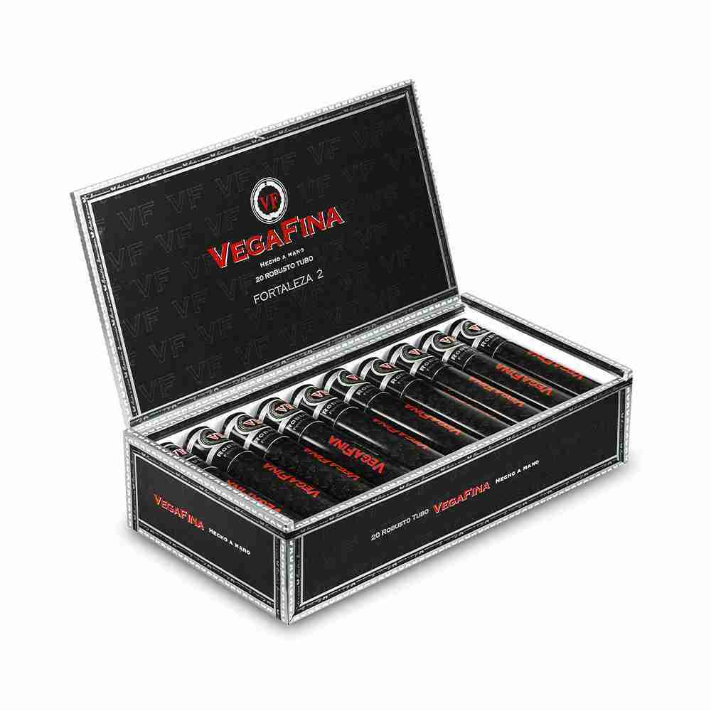 唯佳 堡垒2 罗伯图 铝管 50&times;127mm (20支/盒)<BR>VEGAFINA FORTALEZA 2 ROBUSTO TUBOS<!--粗支 胖子 高罗 高胖 罗拔图 罗布图 铝管-->