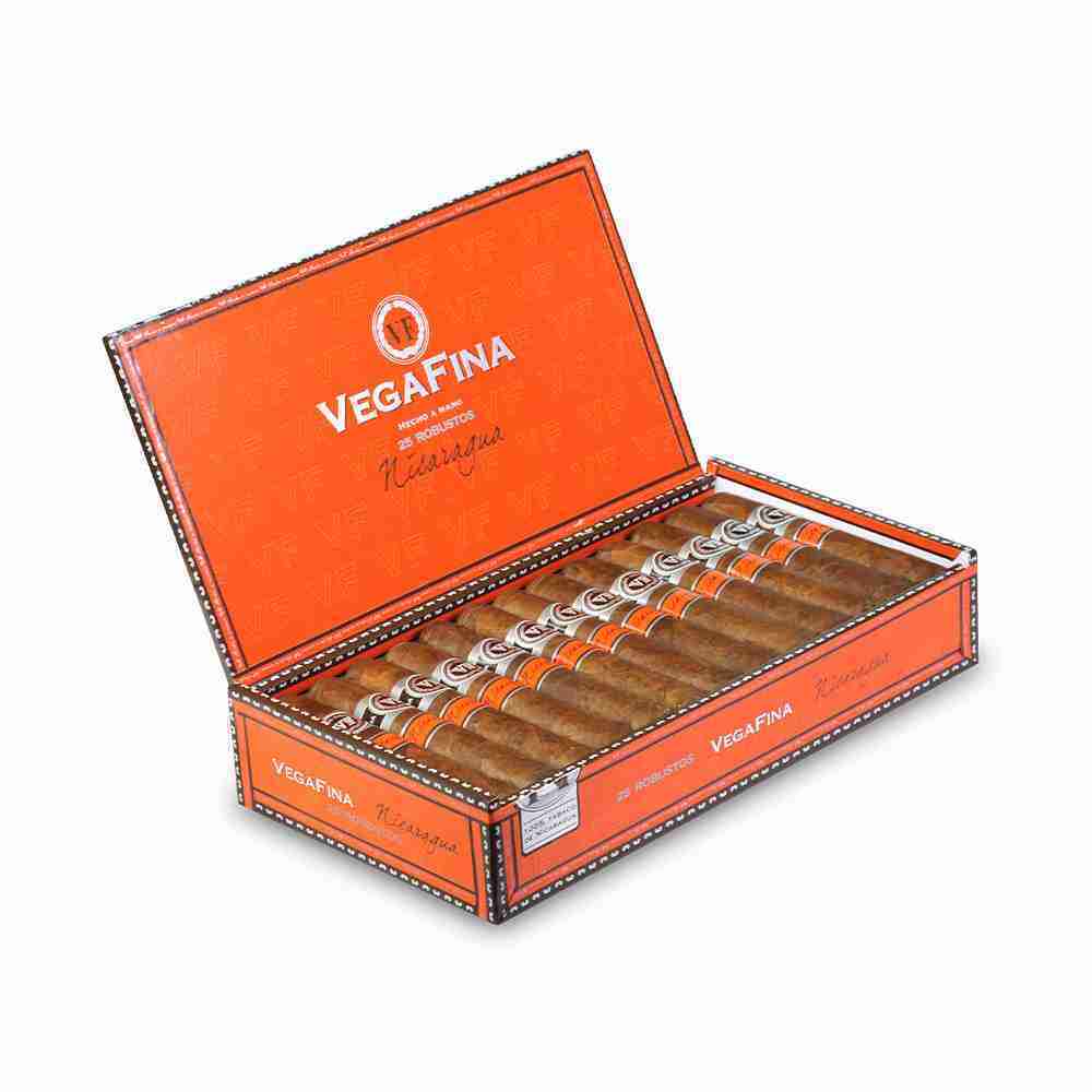 唯佳 尼加拉瓜 罗伯图 50&times;127mm (25支/盒)<BR>VEGAFINA NICARAGUA ROBUSTOS<!--粗支 胖子 高罗 高胖 罗拔图 罗布图-->