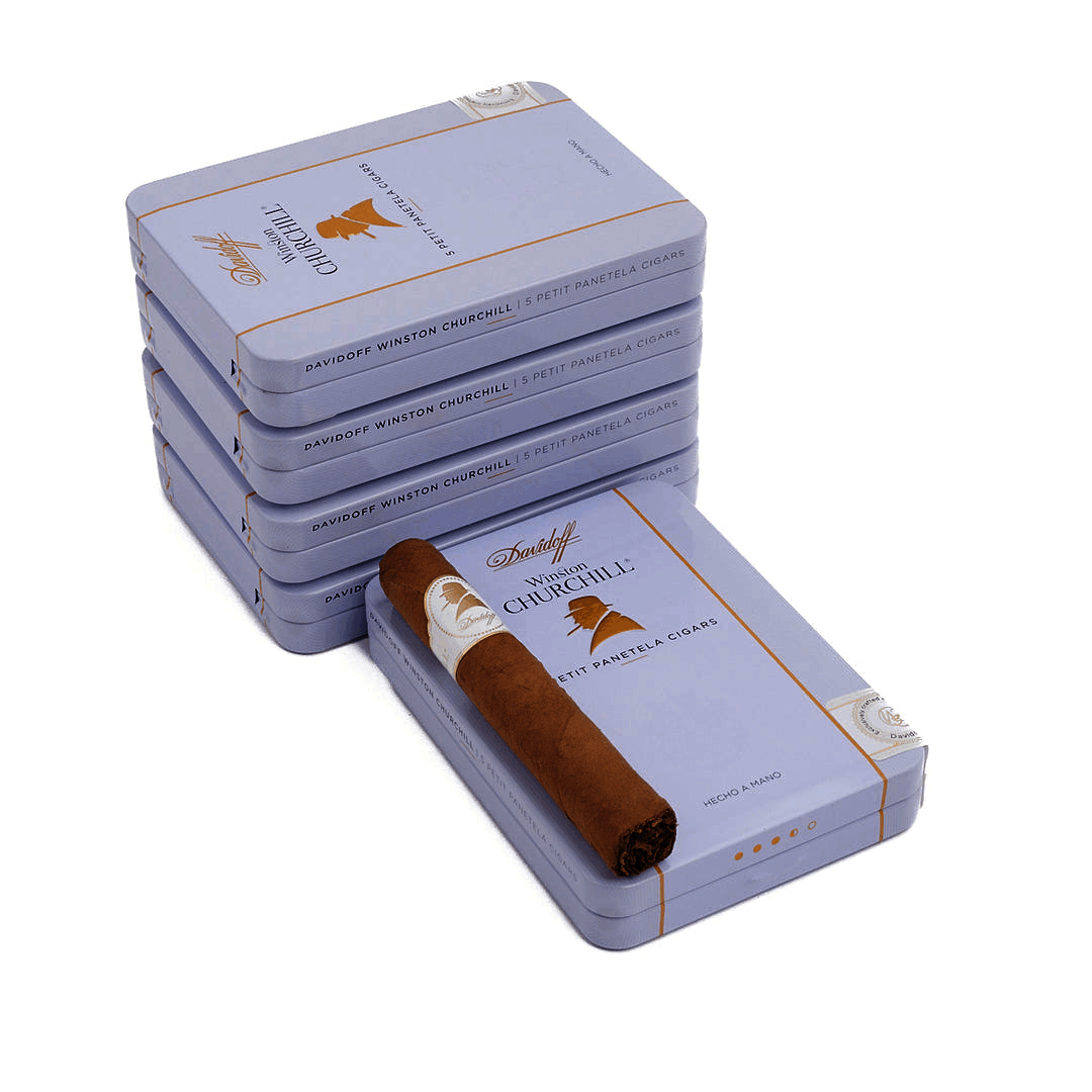 大卫杜夫 温斯顿丘吉尔 小宾丽 38&times;102mm (25支/盒)<BR>DAVIDOFF WINSTON CHURCHILL PETIT PANETELA<!--邱 长丘 邱吉尔 长邱-->