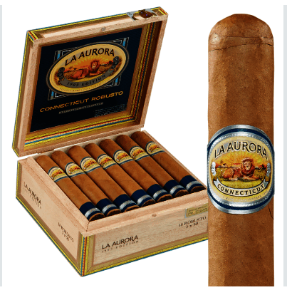 狮子王 1903康涅狄克 罗伯图 50&times;127mm (18支/盒)<BR>LA AURORA 1903 CONNECTICUT ROBUSTO<!--罗拔图 粗支, 胖子, 高罗, 高胖, 罗拔图, 罗布图-->