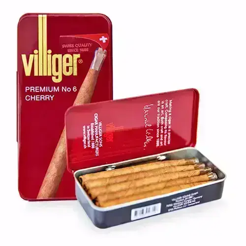 威力加 6号 樱桃味 23&times;96mm (50支/盒)<BR>VILLIGER NO.6 CHERRY<!--威利-->