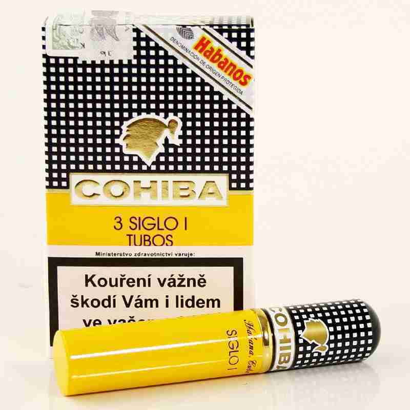 高希霸 世纪1号 铝管 纸盒 40&times;102mm (3支/盒)<BR>COHIBA SIGLO I A/T<!--管装 管-->