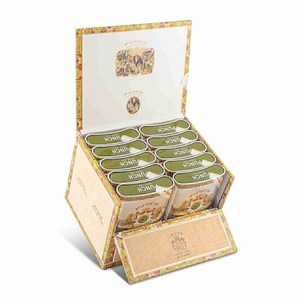 潘趣 胜利铁盒 42&times;129mm (25支/盒)<BR>PUNCH TRIUNFOS TIN<!---->