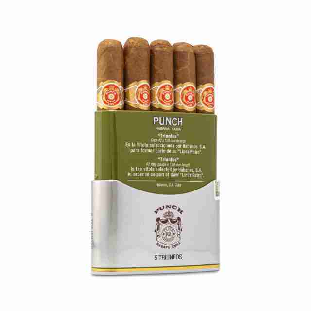 潘趣 胜利铁盒 42&times;129mm (5支/盒)<BR>PUNCH TRIUNFOS TIN<!---->