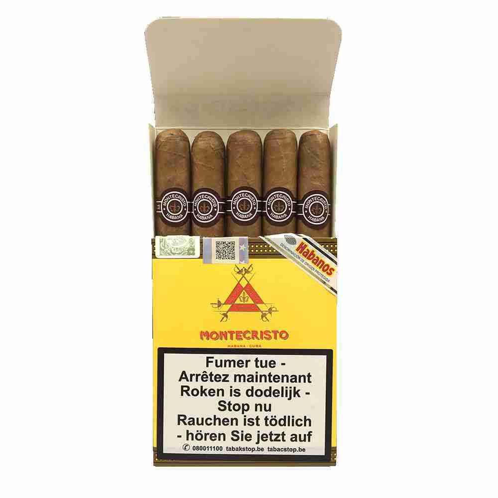 蒙特 5号 纸盒 40&times;102mm (5支/盒)<BR>MONTECRISTO NO.5<!---->