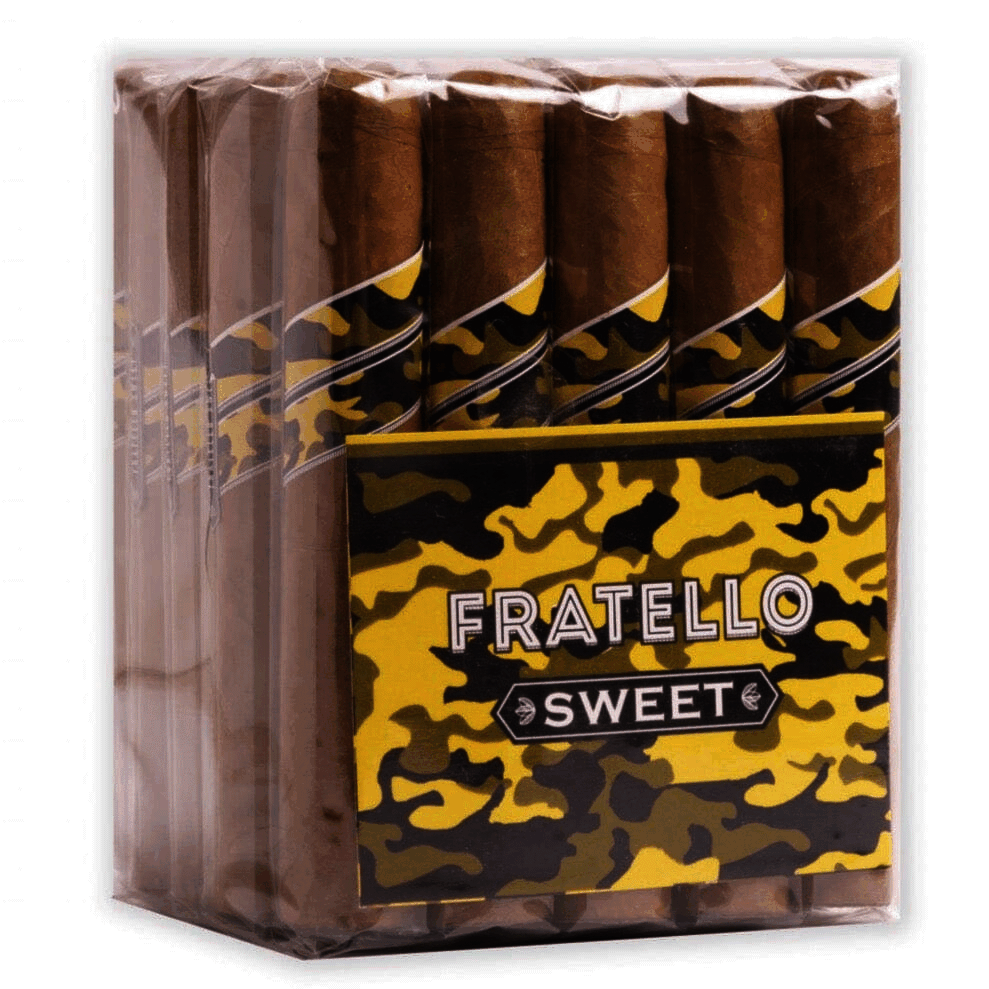 弗拉特罗兄弟 迷彩甜黄 罗伯图 50&times;127mm (25支/盒)<BR>FRATELLO CAMO SWEET ROBUSTO<!--粗支 胖子 高罗 高胖 罗拔图 罗布图-->
