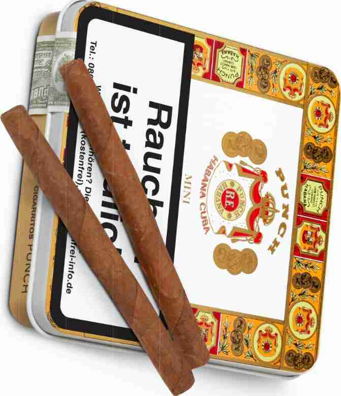 潘趣 迷你 铁盒 20&times;82mm (20支/盒)<BR>PUNCH MINI TIN<!--小支-->