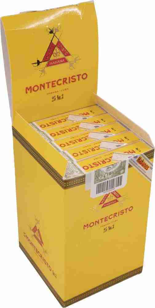 蒙特 3号 纸盒 42&times;142mm (25支/盒)<BR>MONTECRISTO NO.3<!---->